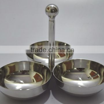 Stainless steel bowl x 3