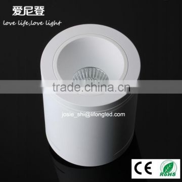 Surface mounted cob ceiling led downlight 9w surface mounted round downlight