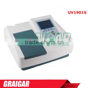 Advanced UV1901S Double Beam UV Visible Spectrophotometer 120 X 90mm LCD Display with Imprted Lamp