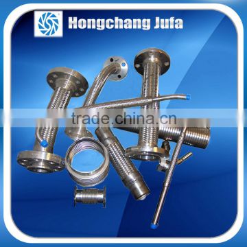pump flange connection flexible metal hose corrugated stainless steel pipe