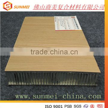 Sunmei 2016 New product Wood Veneer Honeycomb Panel