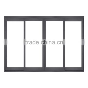 New design hot selling aluminium frame double pane slide up window