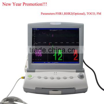 2017 Promotion !! CE approved Portable Digital Color Fetal Monitor RFM-300C