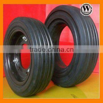 hot sale 3.20-8 tractor trailer tires solid rubber tires in airport