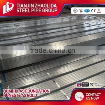 zinc coated 200 g - 500 g bs1387 galvanized rectangular and square steel pipe for construction use
