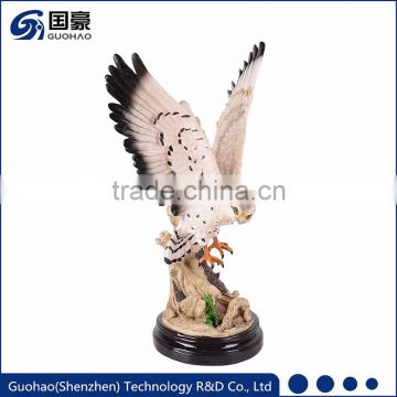 Custom resin garden statues large eagle producer