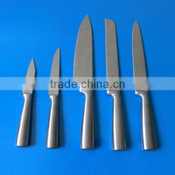 5 pcs stainless steel knife set