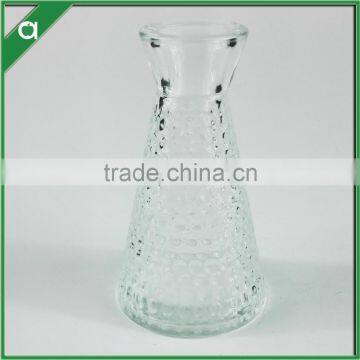 engraved triangle glass bottle for 80ml reed diffuser oil