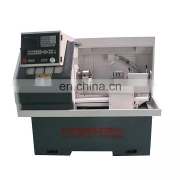 gsk cnc controller cnc lathe machine with automatic feeding device CK6132A