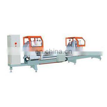 Aluminum double head mitre window cutting saw fabrication equipment