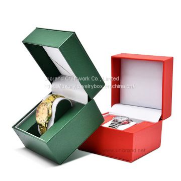Fashion design PU leather watch gift packaging box with factory price.