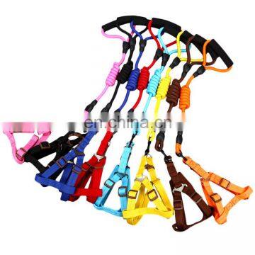 Nylon explosion-proof eight colors comfortable and durable pet harness adjustable for dog