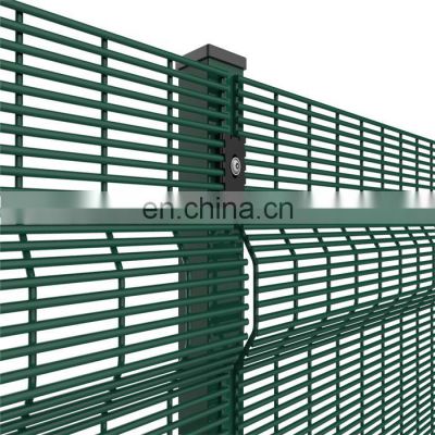South Africa Anti Climb Prison Fence Panels 358 Wire Mesh Anti-Climb High Security Fencing