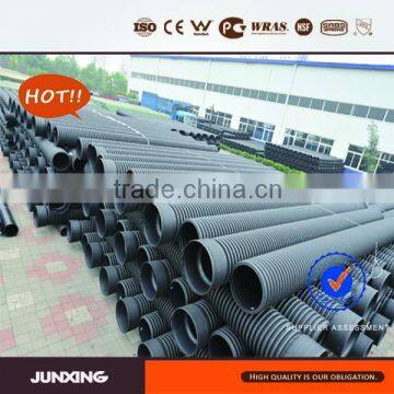 JunXing Brand hdpe corrugated pipe for sewage