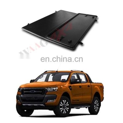 Factory Price Pickup Truck Bed Cover Three Fold Retractable Truck Bed Cover Roller Cover For Ranger