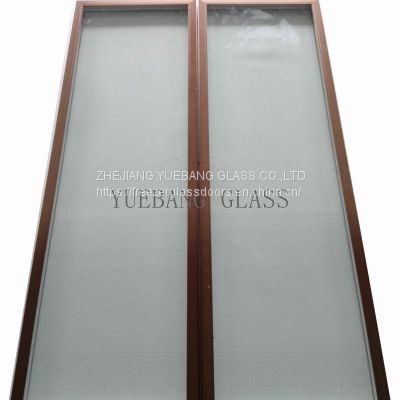commercial freezer glass door aluminum frame glass door for beverage cooler