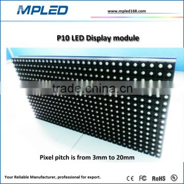 Outdoor advertising equipment of led modules in full color para publicidad de mercados