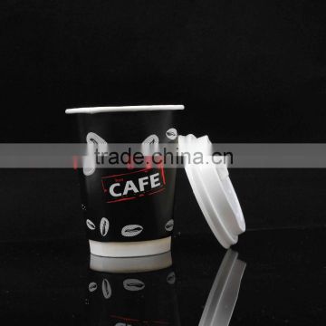 Customized Logo double wall tea cup 16oz disposable cup