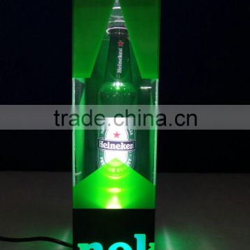 Beer bottle display led light sign