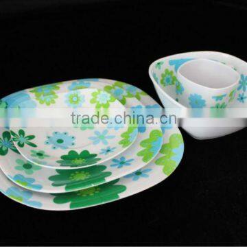 Printing melamine dinner set