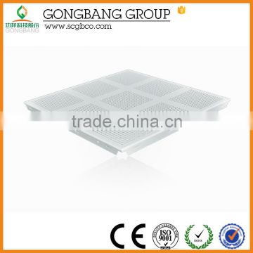 Fireproof aluminum clip-in perforated panel