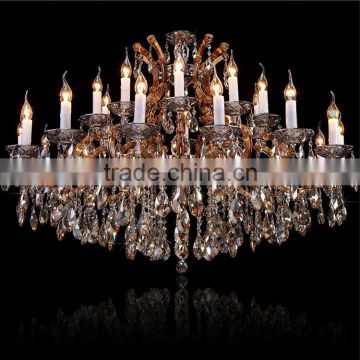 Maria Theresa Crystal Chandelier Hotel Lighting Hanging Lights Lamps for Living and Dining Room Furniture Decoration CZ6037/25