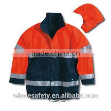 Gore-Tex two colour breathable and waterproof safety bomber jacket with EN343