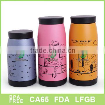 Different size thermos vacuum flask