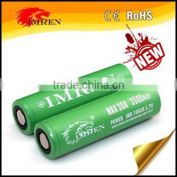 Original IMREN 18650 Battery , 18650 26650 Battery, 3.7v imren Li-Mn Battery 30A for Vaping Mods