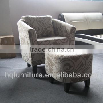classical fabric tubchair and stool