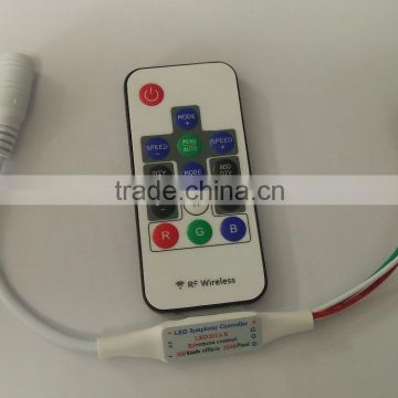 14-Key Remote RF Wireless Mini LED Controller for digital color led strip