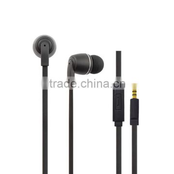 Metal earphone earpiece earbuds and headphones high quality headset with mic, oem headphones manufacturer in ear earphones 2016