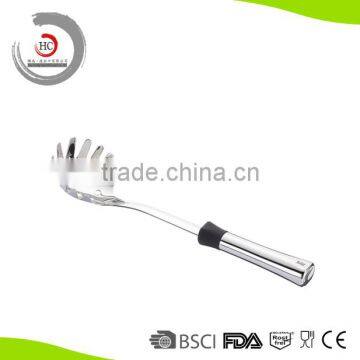 Alibaba website Hot Sell Stainless Steel Spaghetti Spoon Safety grip with anti-slip finish