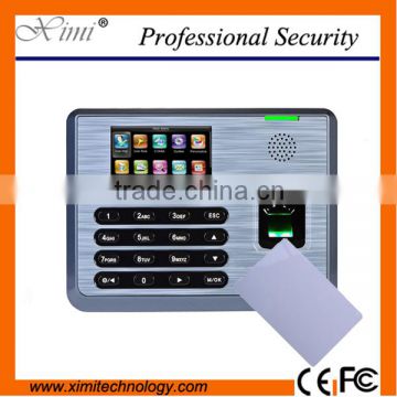 Good quality biometric fingerprint time attendance system TX628 3'' Color TFT screen TCP/IP IC card ZK time attendance machine