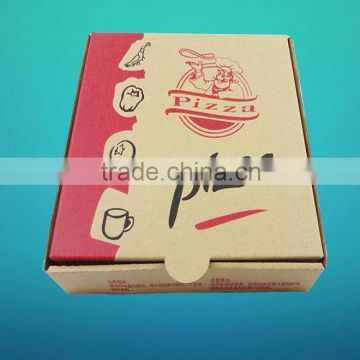 wholesale and custom pizza box ,pizza packing box, 2 color printed custom pizza boxes