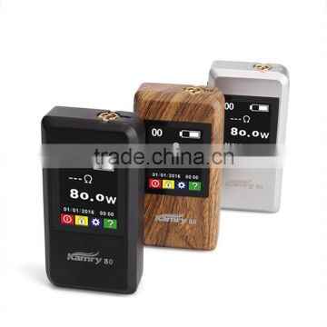 mini vaporizer huge vapor new product ecig kamry 80watt colored wood rape box mode