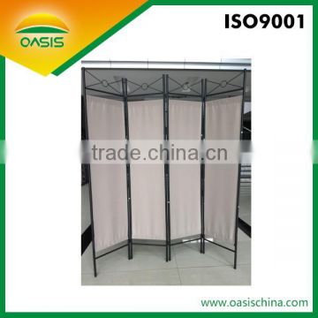2015 Fashion style exquisite 4 panel folding metal room divider