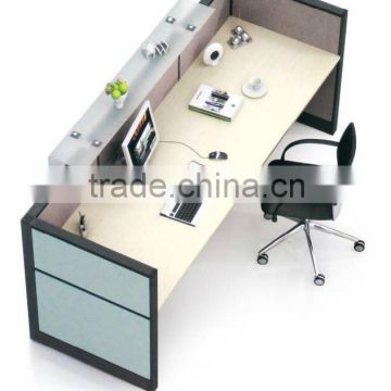 2012 hot sale T8 fabric modern reception desk