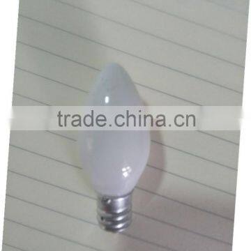 c7 incandescent White Ceramic bulb