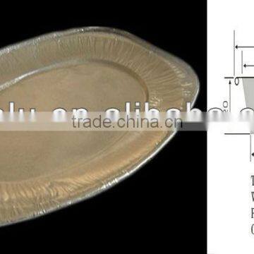 700 c.c Oval Aluminium Foil Plate For Food Service ZHONGBO