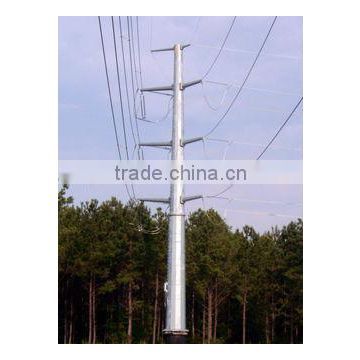 10-500kv hot dip galvanizing electric pole