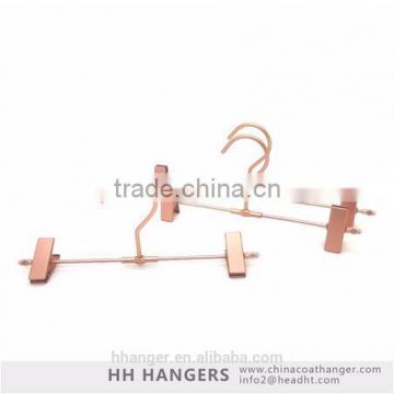 100ps/box rose gold metal cilp hanger for kid cloth