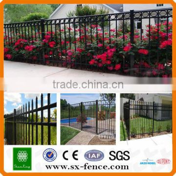 Decorticive wrought wire mesh fence used