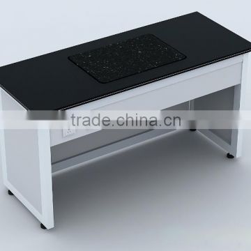 Epoxy Coated Galvanized Steel Fabrication Quality Control Lab Vibrating Table With Epoxy Resin Worktop