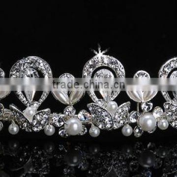 Women Exaggerated pretty crystal stone hair band