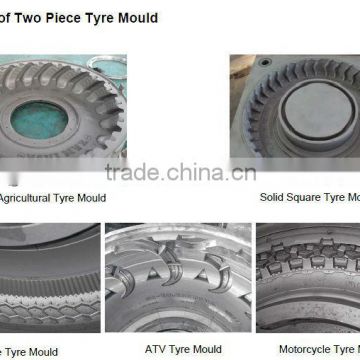 High quality two piece bias tyre moulds exported to more than 30 countries