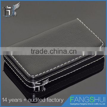 Free sample genuine leather name card holder leather card case selling