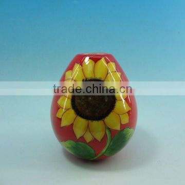 Sunflower vase ceramic