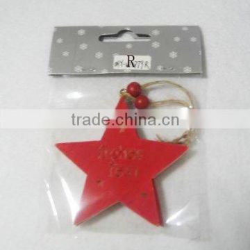 Christmas wooden hanging decoration SHY-W3779