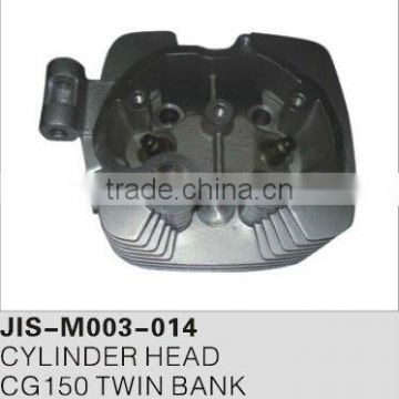 Motorcycle parts & accessories cylinder head for CG150 TWIN BANK